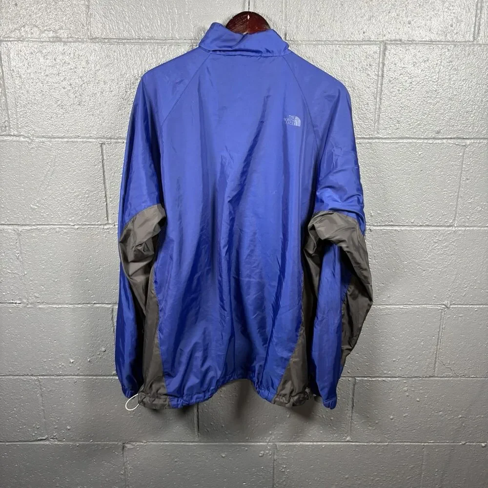 The North Face Lightweight Jacket Mens XL Blue Windbreaker Hiking Shell